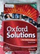 Oxford Solutions Pre-Intermediate podręcznik używany 