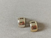 Jasnozłote leciutkie Klipsy eleganckie