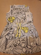 Dziewczęca sukienka bez rękawów 