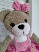 Miś ręcznie wykonany handmade DOSTĘPNY OD RĘKI 