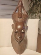 Drewniana,afrykańska maska