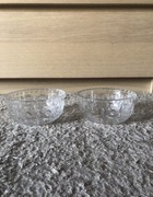 Kryształowe miski zestaw 2 sztuk