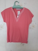 angielska bluzka poppy rozm M koraliki 25 funt