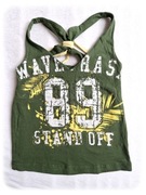 T-shirt top odkryte plecy rozm. 128 8-9 LAT