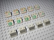 KLOCKI LEGO ELEMENTY SPACE KOSMOS Z NADRUKIEM OD 1ZŁ LICYTACJA