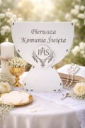 Kielich komunijny XL 25 cm Komunia Święta Na Prezenty