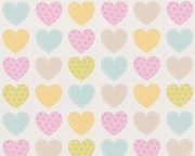 Tapeta ścienna serduszka boys AND girls 