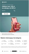 Bon o wartości 100zł do sklepu x-kom na cały asortyment