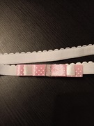 przepaska opaska dla dziewczynki kokardka na gumce