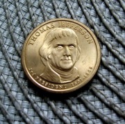 USA 1 Dollar 2007r - P - Thomas Jefferson