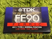 Kaseta TDK FE90 Czysta w folii