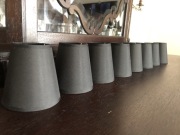 Abażur czarny. Abażury na małą żarówkę. 