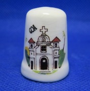 Naparstek Kolekcjonerski Porcelanowy Goa Indie 