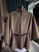 Ponczo damskie capuccino