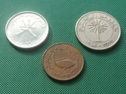 BAHRAJN . ZEA ZJEDNOCZONE EMIRATY ARABSKIE . OMAN - Zestaw 3 monet L45