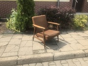 Fotel lisek PRL vintage salon klubokawiarnia