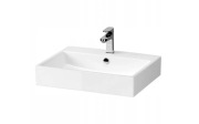 Umywalka meblowa z przelewem, Cersanit, biała, 60x46.