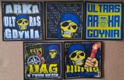 Vlepki ARKA GDYNIA - ULTRAS, Cracovia, Lech, KSZO, Gwardia Kosz # 141