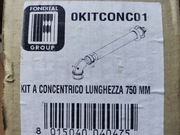 Zestaw współosiowy 100/60 0,75 m Fondital