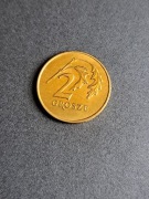 2gr obiegowe 1990r Stan menniczy 