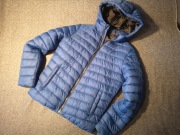 164 kurtka 4F Kurtka puchowa pikowana chłopięca granatowa