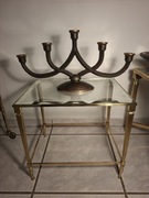 ,, Vintage Świecznik Pięcioramienny Z Brązu Made in Suiss""