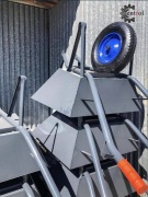 TACZKA BUDOWLANA 90L blacha 1,5mm Budowlana