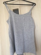 Szara bluzka na ramiączkach Esmara S/M 88%bawełna