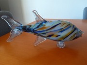 Szklana ryba vintage 