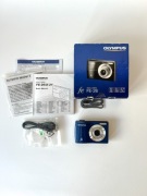 Olympus FE-26 Aparat Cyfrowy 12MPx CCD Vintage Retro Y2K Niebieski BOX