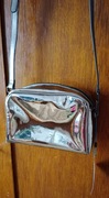 Nowa nieużywana torebka metaliczna lustrzana szara Even&Odd z metką