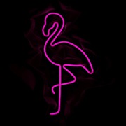 NEON FLAMING dekoracja lampa