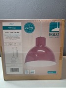 Lampa wisząca Vintage fioletowa.