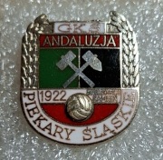 Odznaka ANDALUZJA Piekary Śląskie z wieńcem srebrna