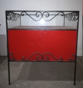 Ręcznie kuta lada , stojak wystawienniczy, kwietnik