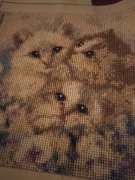 Własnej roboty robótki ręczne  diamentowe 