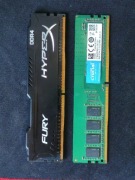 2x8GB RAM DDR4 2400mhz 2133mhz stan nieznany