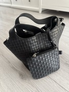 Torebka By o la la czarna pleciona