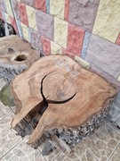 Plaster Drewna Orzech Włoski 76/9 cm Blat Stół Stolik DIY Wysuszony