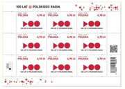 Arkusz ** z Fi 5468 "100 lat polskiego radia" (2025)