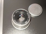 Obiektyw industar 26m 5cm 50mm f2.8 czerwone P m39 dalmierz