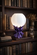 Designerska Lampa 3D ORB w kolorze Magic Silk Mistic Violet