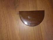 Denko czoło front rynny 100mm uniwersalne prawe lewe brązowe Plastmo