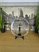 Szklana patera / taca dekoracyjna – Walther Glas Germany – Ø 29,5 cm