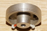 Kółko, rolka kondensatora strojenia ze starego radia 42 x 10.5 mm, 4 zwoje