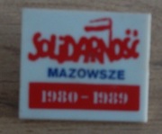 Znaczek przypinka Solidarność 