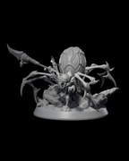 Olbrzymi Pająk Szaman Figurka 32mm 14K zgodna z DnD RPG Pathfinder Warhamme