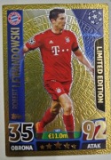 MATCH ATTAX CHAMPIONS LEAGUE 2015-2016 LEWANDOWSKI GOLD LIMITED EDITION