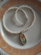 Naszyjnik z zawieszką wiosna kwiat 