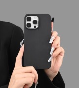 Etui na telefon IPhone 13 Czarne Modne Stylowe Eleganckie 